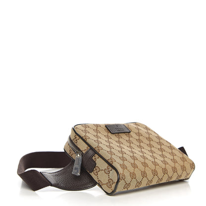 Gucci Monogram Belt Bag Dark Brown 3 of 9