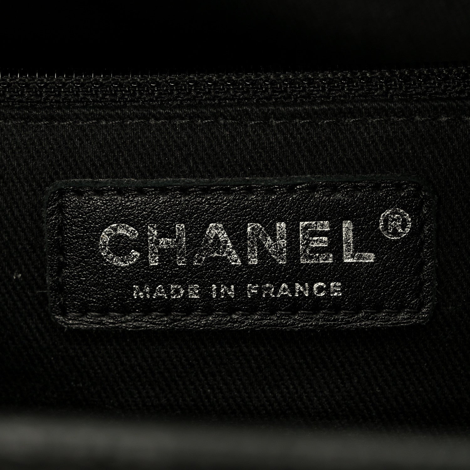 Chanel Iridescent Caviar Quilted Lady Pearly Tote Black 6 of 10