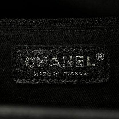 Chanel Iridescent Caviar Quilted Lady Pearly Tote Black 6 of 10