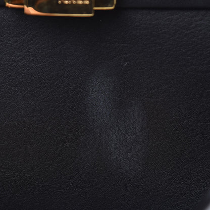 Fendi Vitello Seta Gold Studded Medium Peekaboo Iconic Satchel Black 11 of 11
