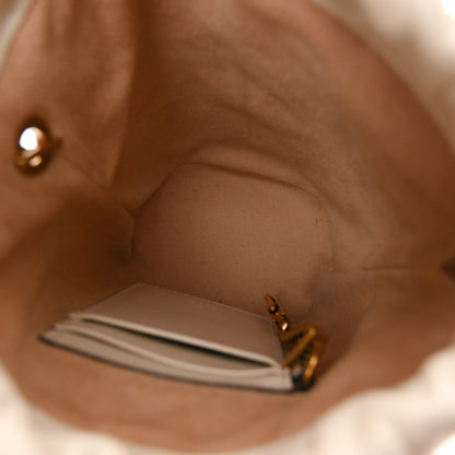 Gucci Calfskin Matelasse Mini GG Marmont 2.0 Bucket Bag White 5 of 10