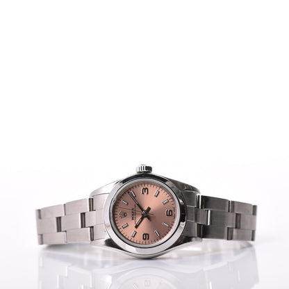 Rolex Stainless Steel 26mm Oyster Perpetual Watch Pink 76030 2 of 6