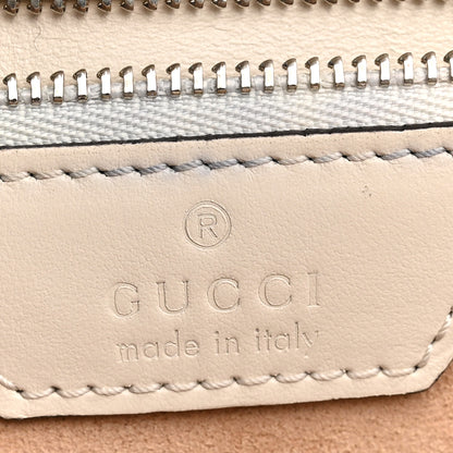 Gucci Calfskin Crystal Matelasse Aria Small GG Marmont Shoulder Bag Mystic White Multicolor 6 of 12