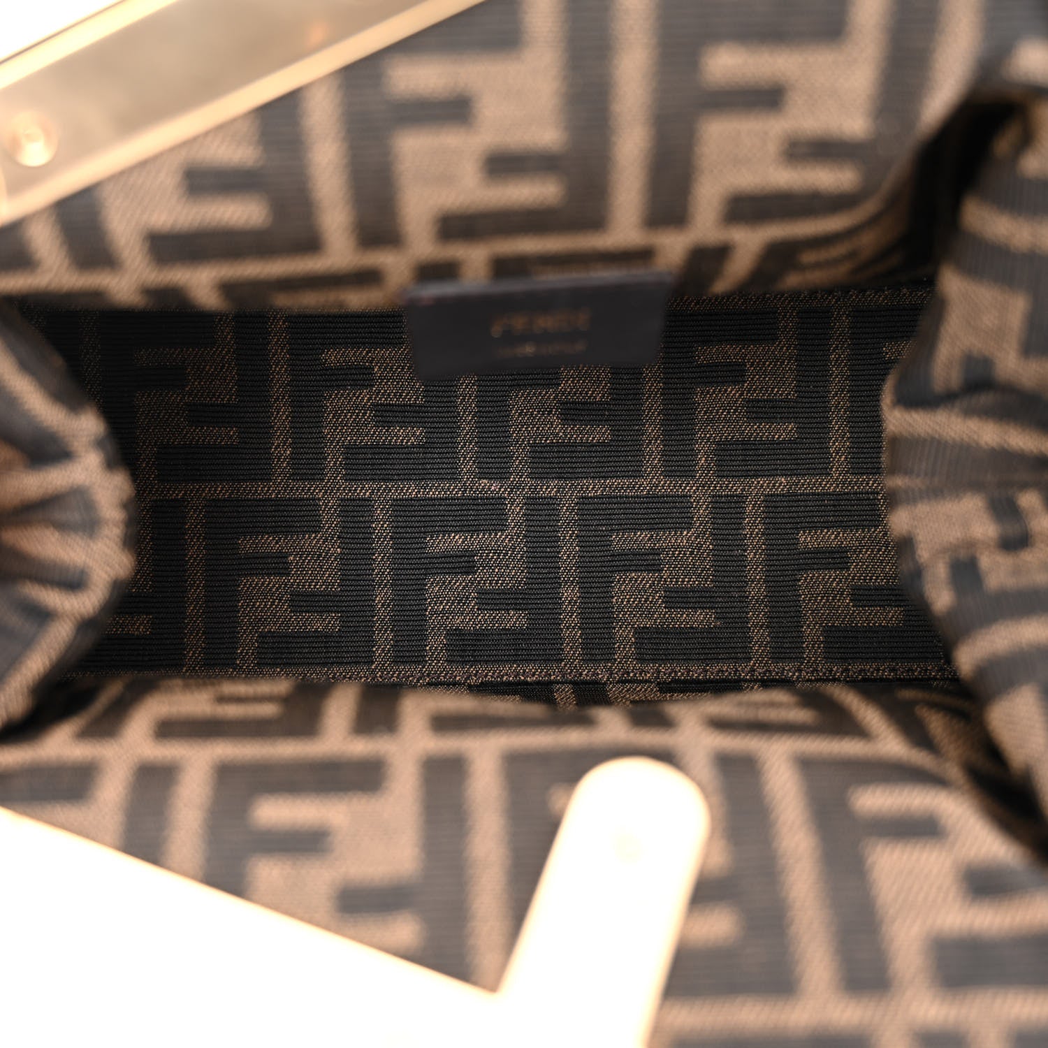 Fendi Shiny Nappa Small Fendi First Black 5 of 11