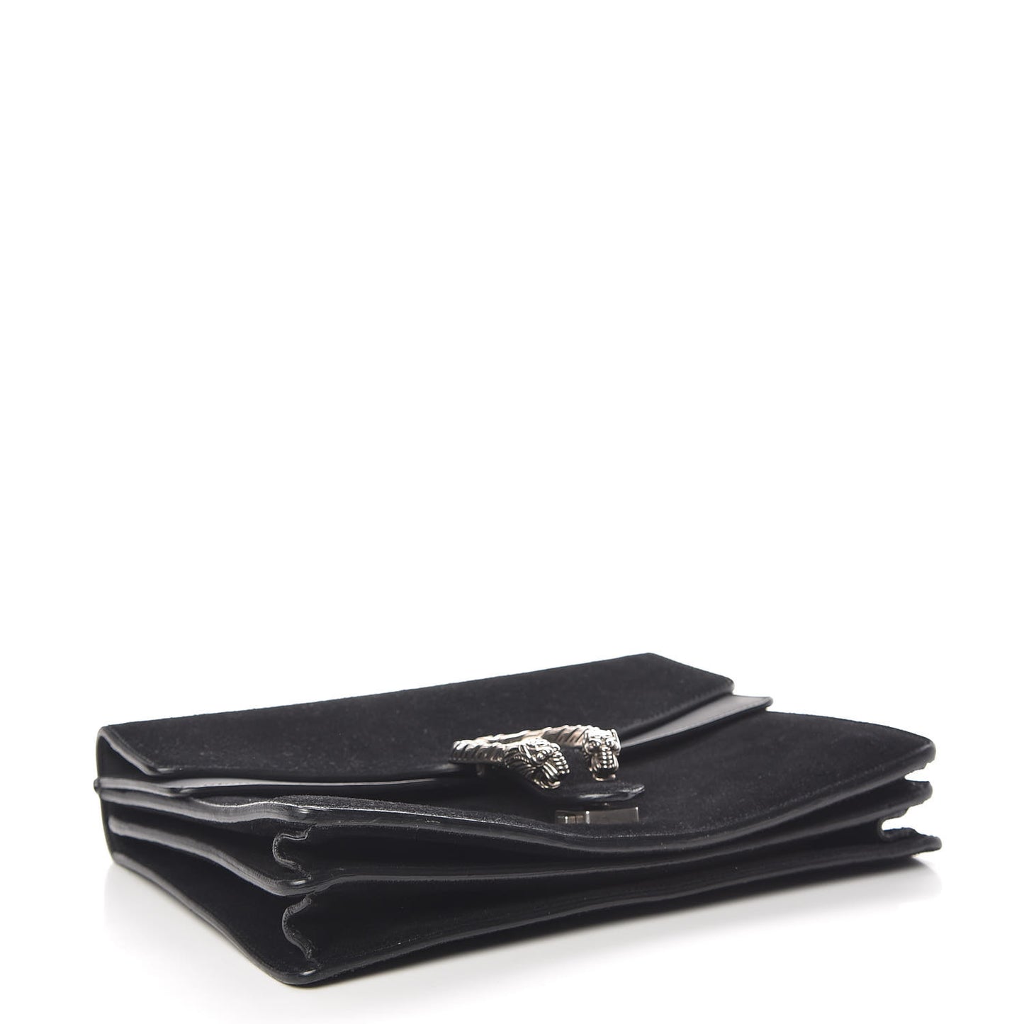 Suede Medium Dionysus Shoulder Bag Black