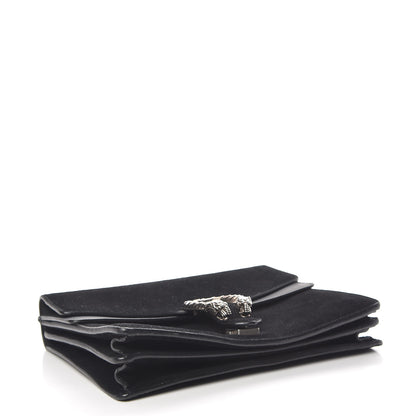 Gucci Suede Medium Dionysus Shoulder Bag Black 4 of 13