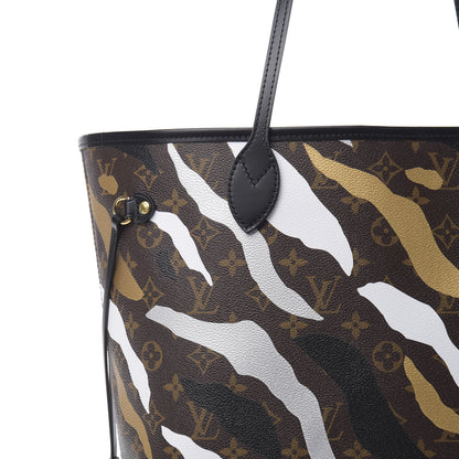 Louis Vuitton X LOL Monogram Neverfull MM Gold Silver 8 of 12