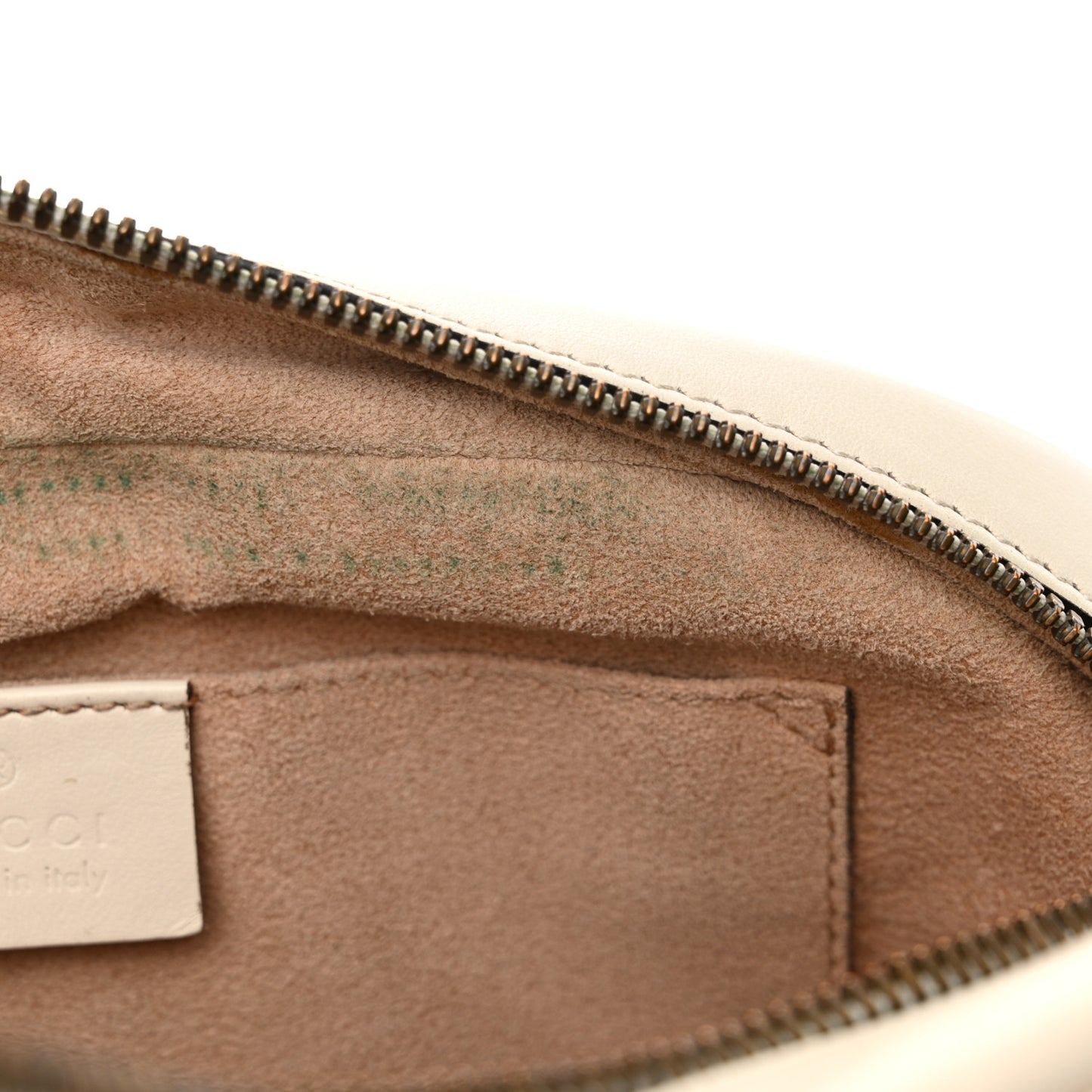 Calfskin Matelasse Small GG Marmont Chain Shoulder Bag White