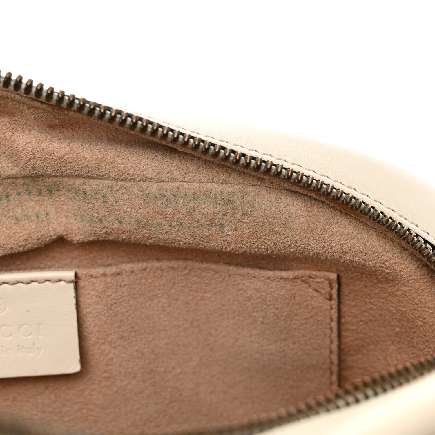 Gucci Calfskin Matelasse Small GG Marmont Chain Shoulder Bag White 10 of 15