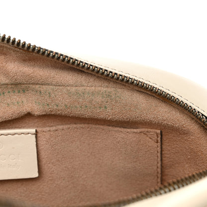 Gucci Calfskin Matelasse Small GG Marmont Chain Shoulder Bag White 10 of 15