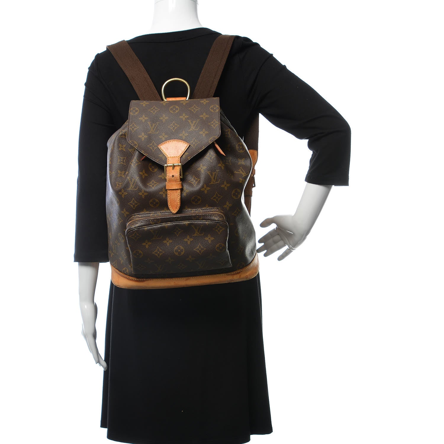 Louis Vuitton Monogram Montsouris GM Backpack 2 of 16