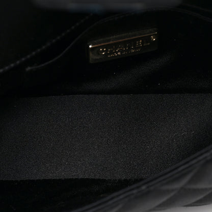 Chanel Satin Quilted Mini Rectangular Flap Black 5 of 8