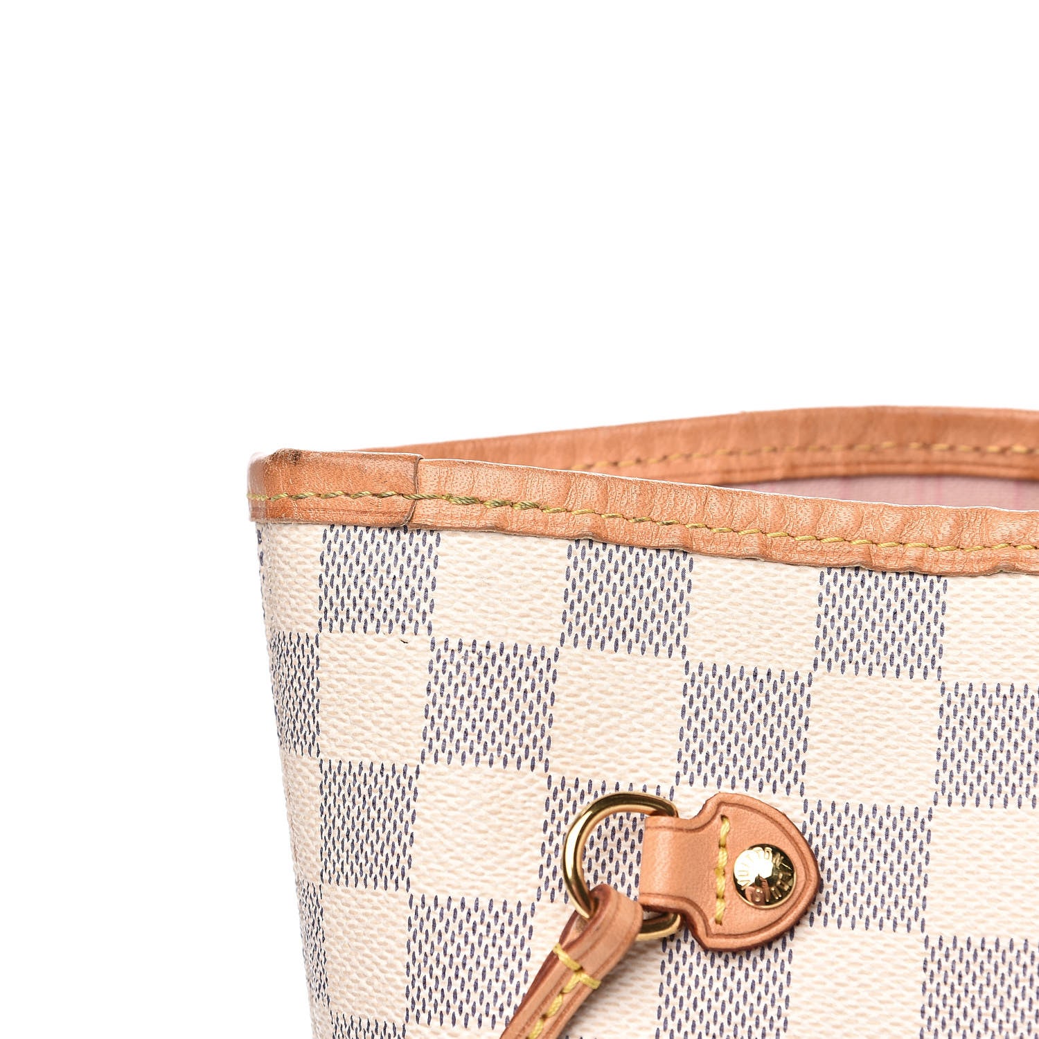 Louis Vuitton Damier Azur Neo Neverfull MM Rose Ballerine 12 of 19