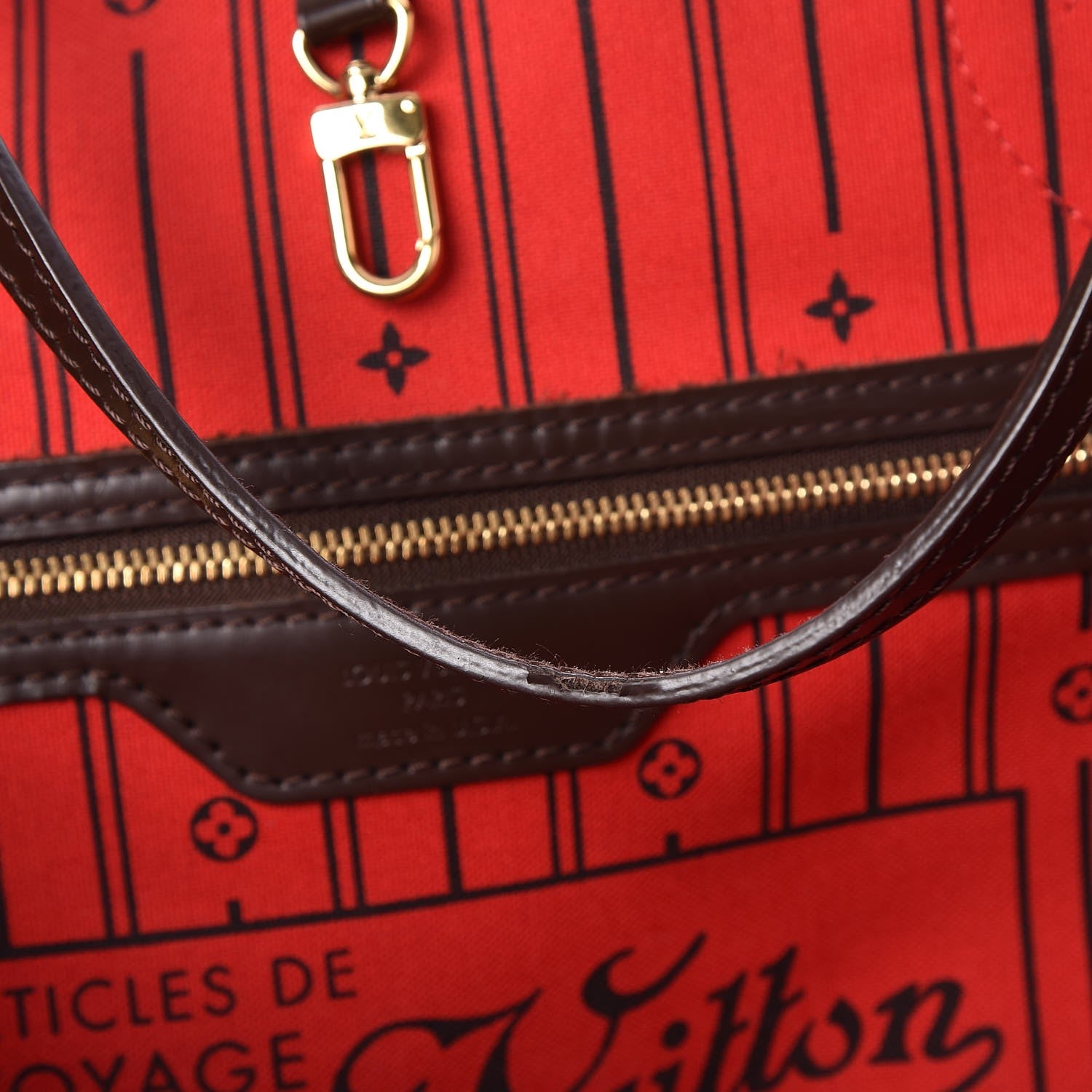 Louis Vuitton Damier Ebene Neverfull MM 8 of 16