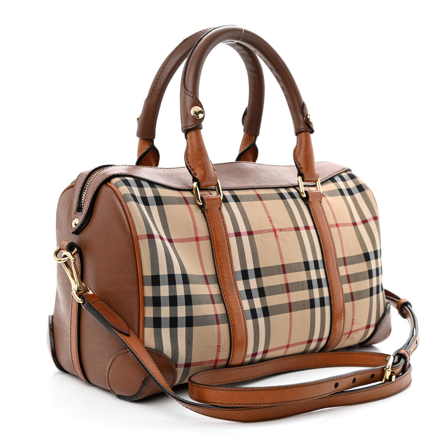 Horseferry Check Medium Alchester Bowling Bag Tan