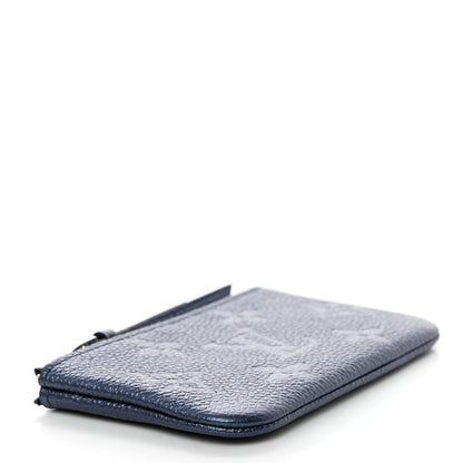 Louis Vuitton Metallic Empreinte Monogram Giant Key Pouch Navy Nacre 4 of 6