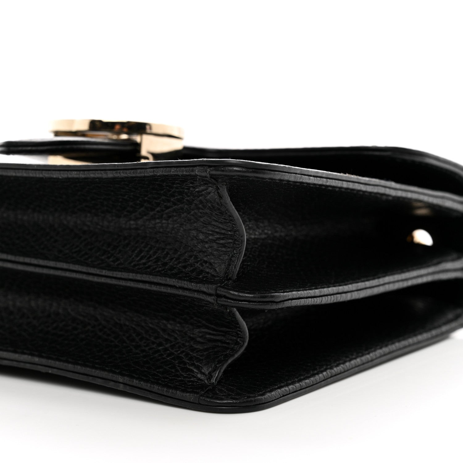 Gucci Dollar Calfskin Small Interlocking G Shoulder Bag Black 10 of 10