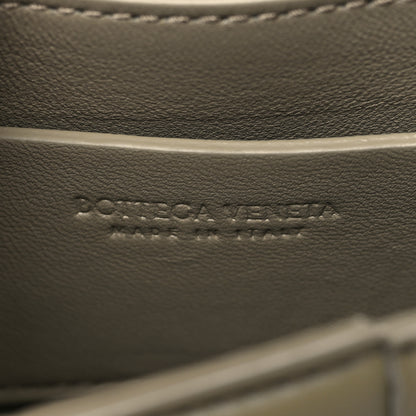 Bottega Veneta Lambskin Maxi Intreccio Padded Mini Candy Cassette Crossbody Bag Travertine 6 of 9