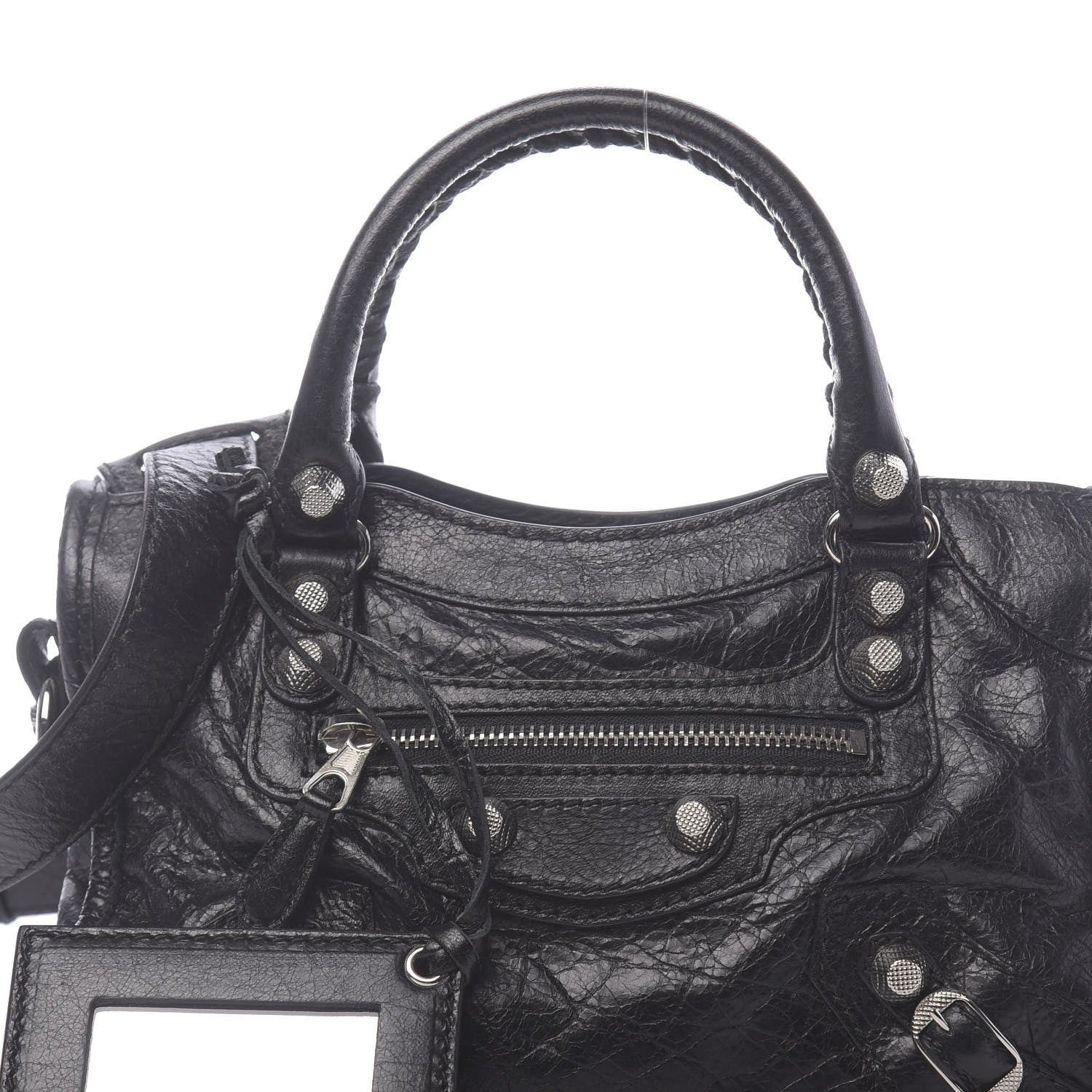 Balenciaga Agneau Giant 12 Silver Hardware Mini City Black 10 of 10
