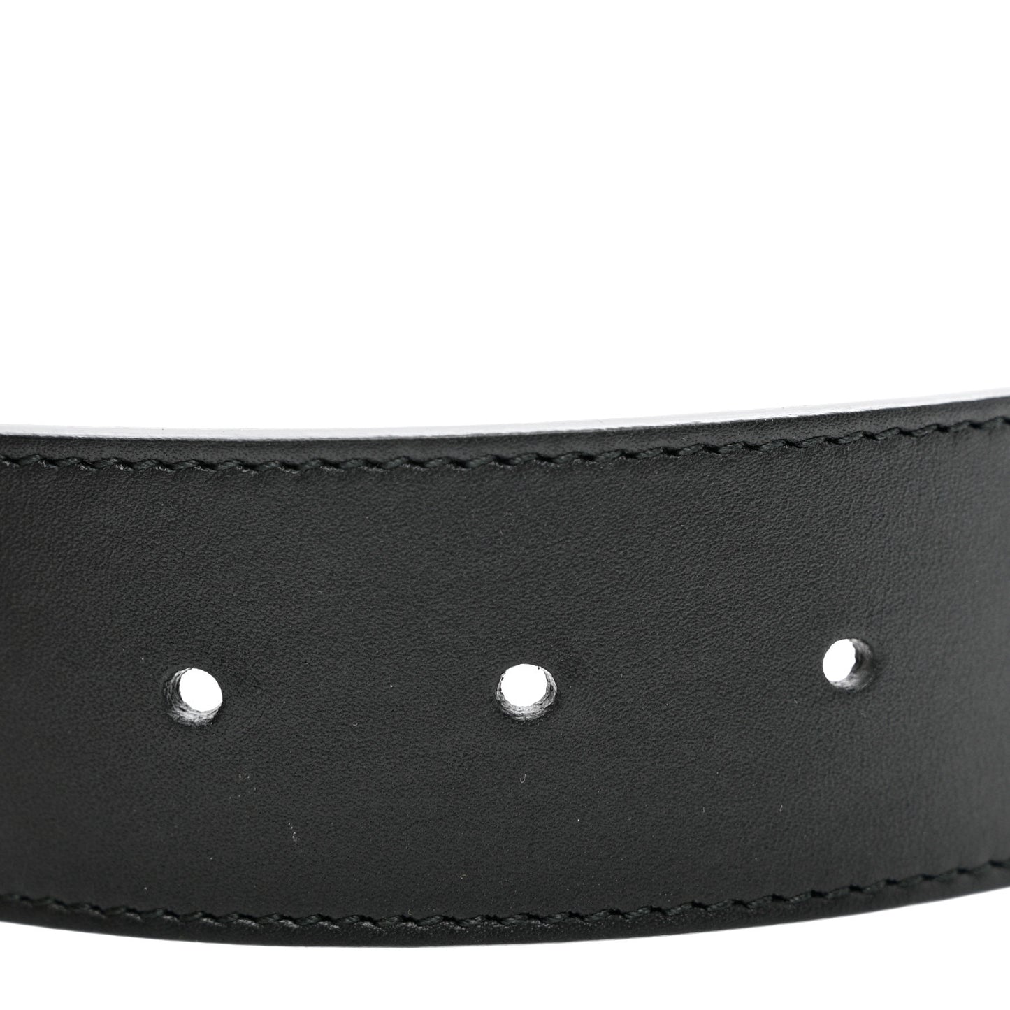 Calfskin Crystal Double G 40mm Belt 85 34 Black Multicolor