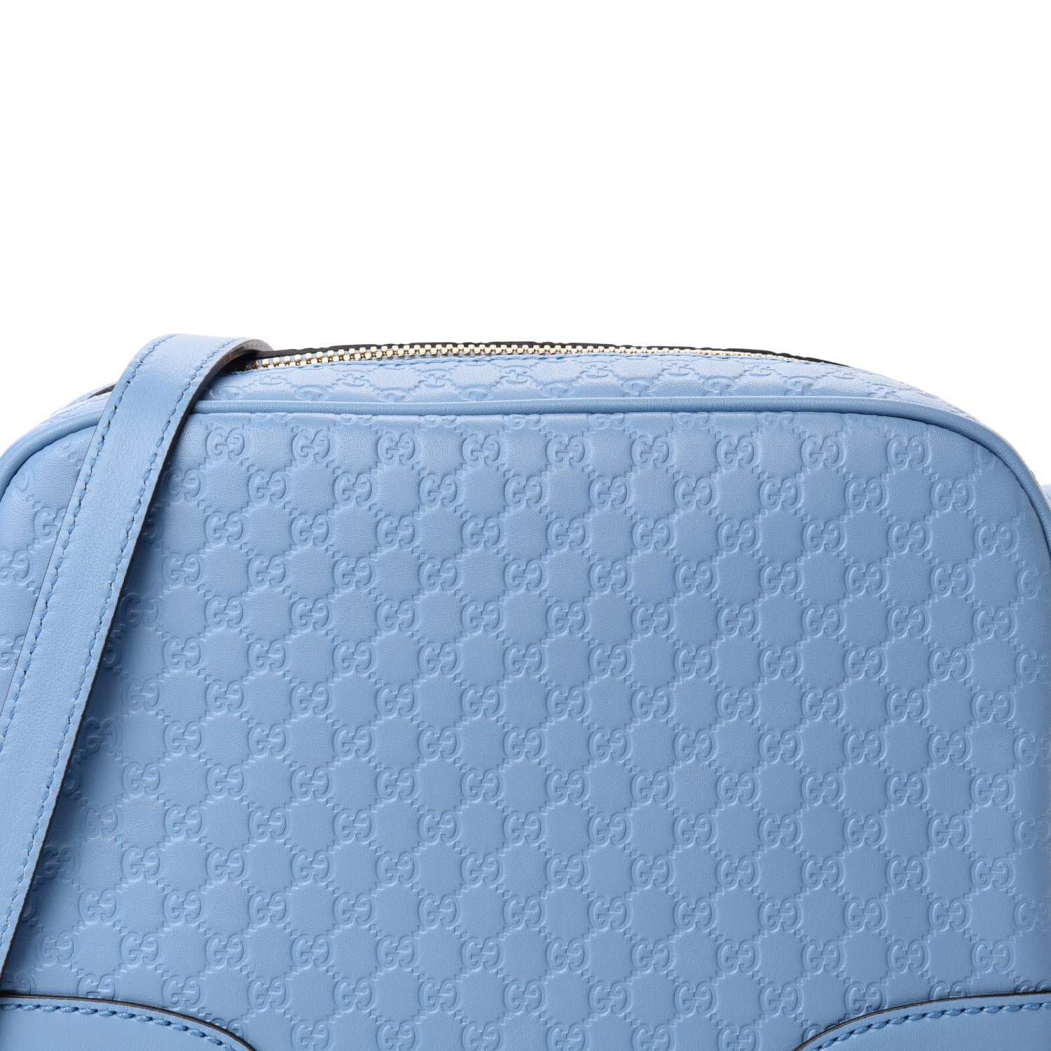 Gucci Microguccissima Mini Bree Messenger Bag Mineral Blue 10 of 10