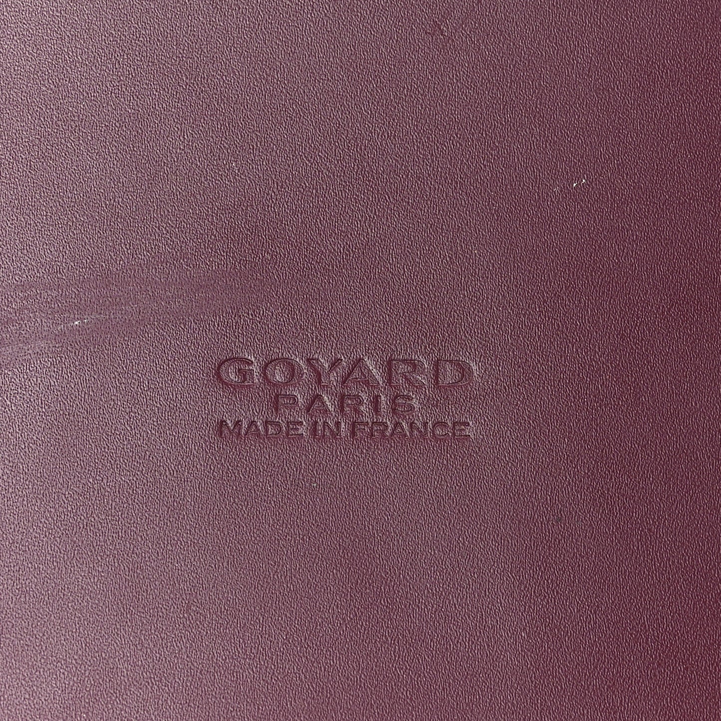 Goyardine Sac Vendome PM Burgundy