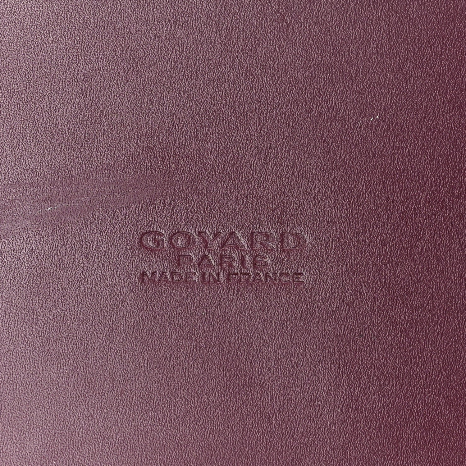 Goyard Goyardine Sac Vendome PM Burgundy 6 of 9