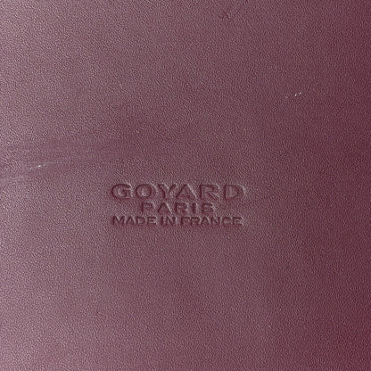Goyard Goyardine Sac Vendome PM Burgundy 6 of 9