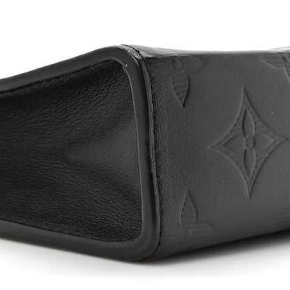 Louis Vuitton Calfskin Monogram Shadow Gaston Wearable Wallet 10 of 12