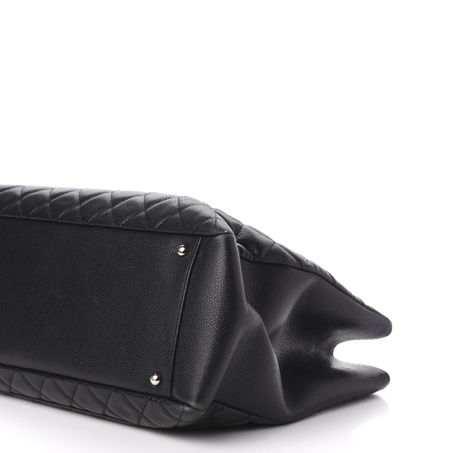 Chanel Caviar Quilted XL Grand Shopping Tote GST Black 9 of 13