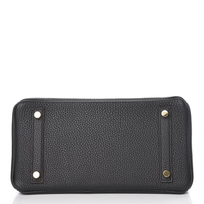 Hermes Togo Birkin 25 Black 26 of 33