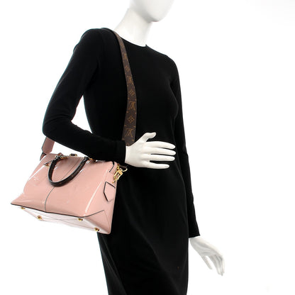 Louis Vuitton Patent Calfskin Miroir Tote Rose Ballerine 2 of 9