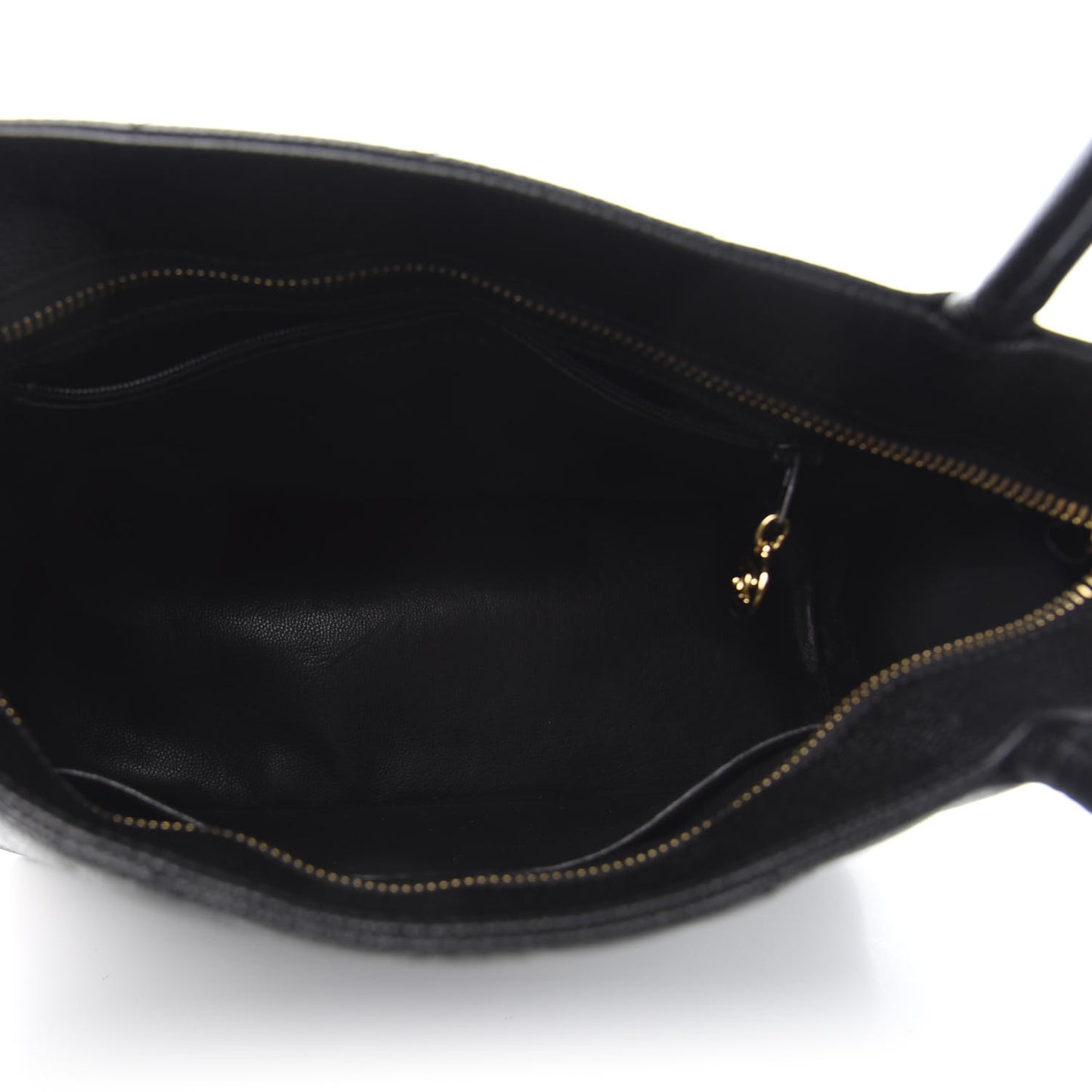 Caviar Quilted Medallion Tote Black