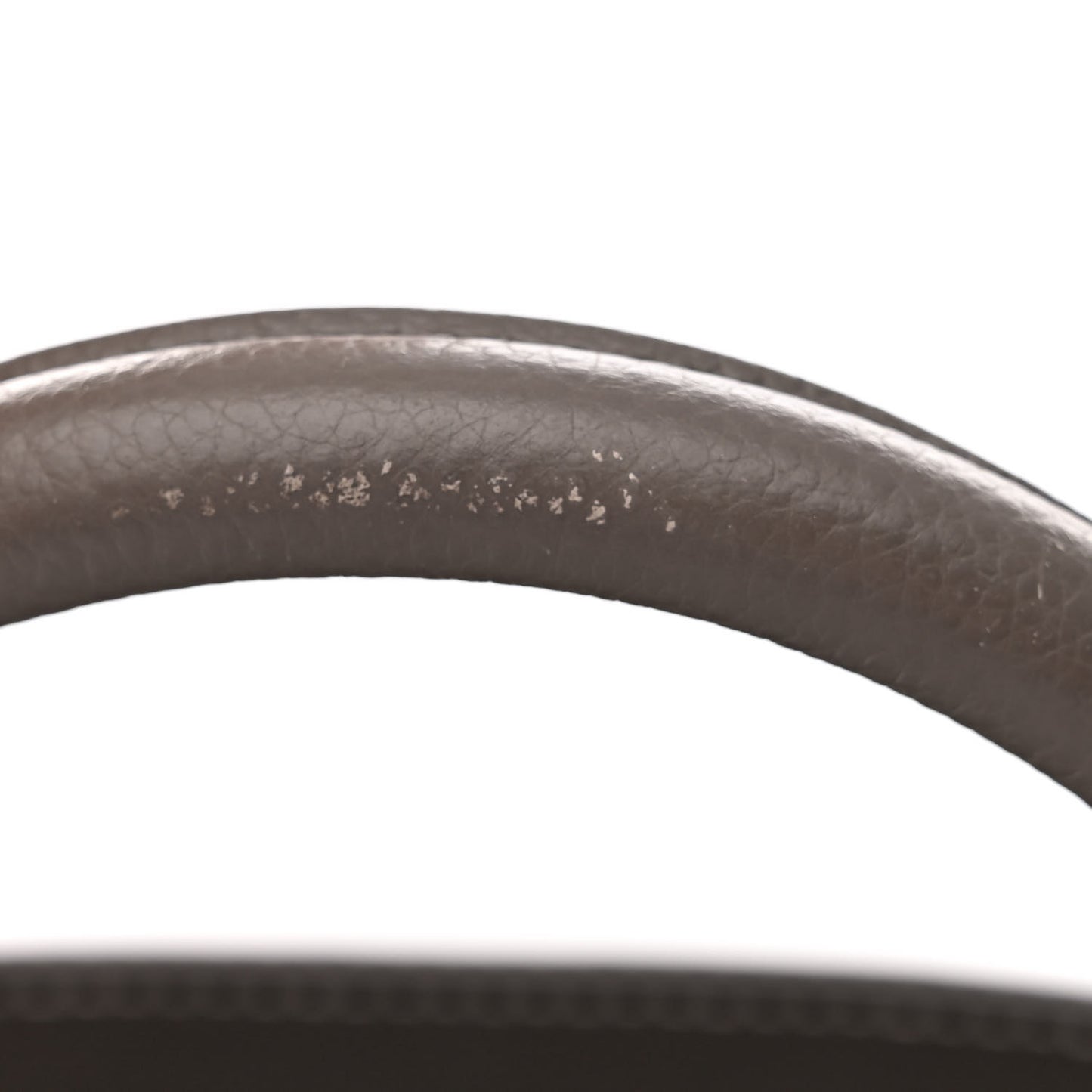 Grained Calfskin Topstitch Small Sac De Jour Grey
