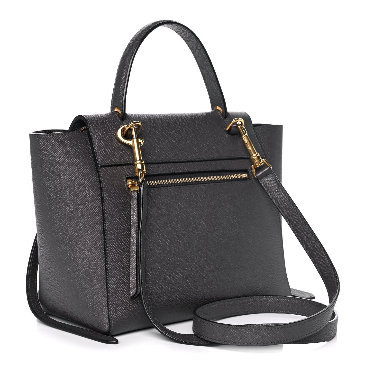 Celine Baby Grained Calfskin Micro Belt Bag Grey 3 of 10