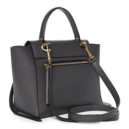 Celine Baby Grained Calfskin Micro Belt Bag Grey 3 of 10