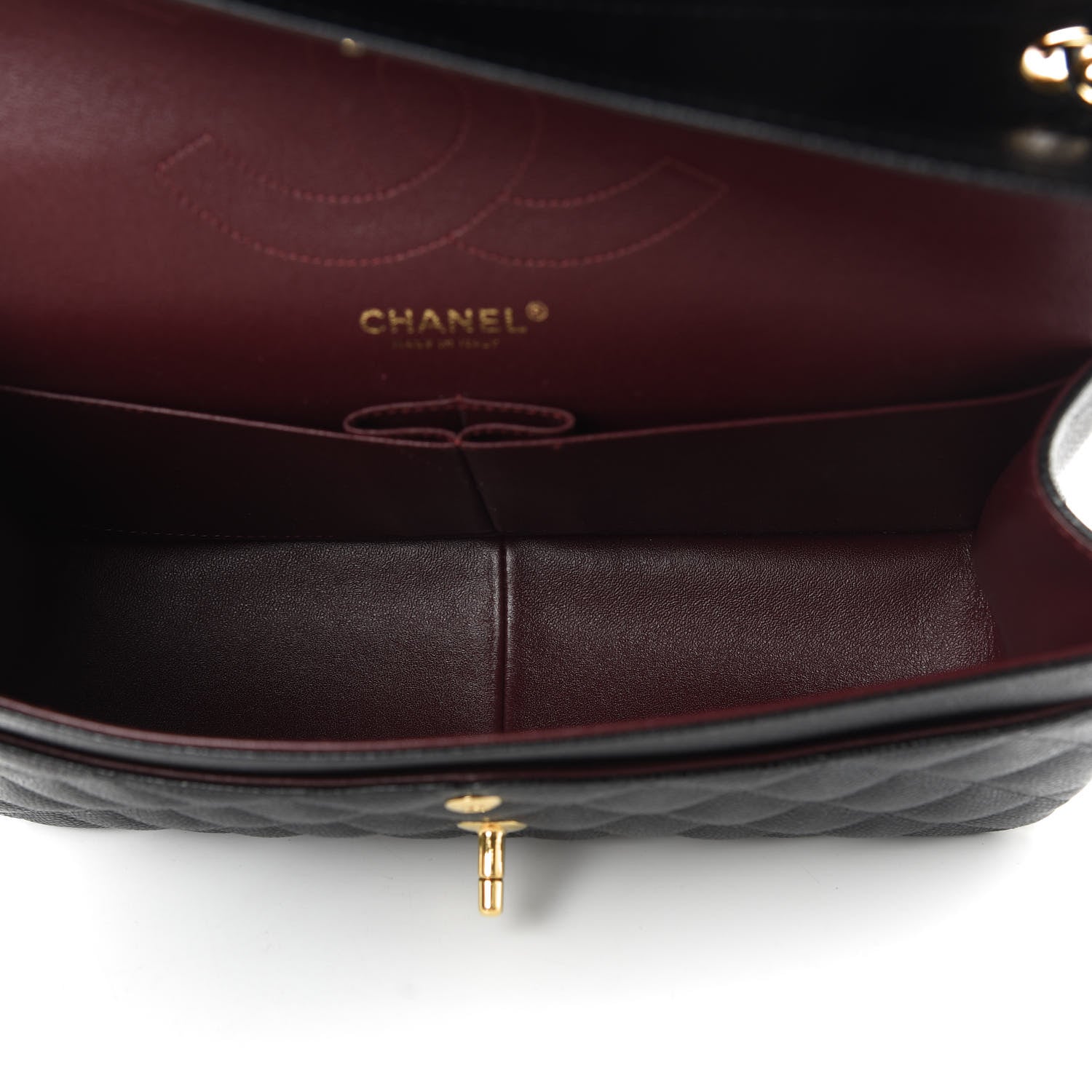 Chanel Caviar Quilted Jumbo Double Flap Black 5 of 10