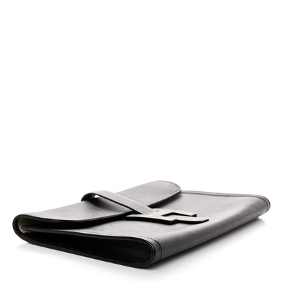 Hermes Evergrain Jige PM Clutch Black 4 of 8