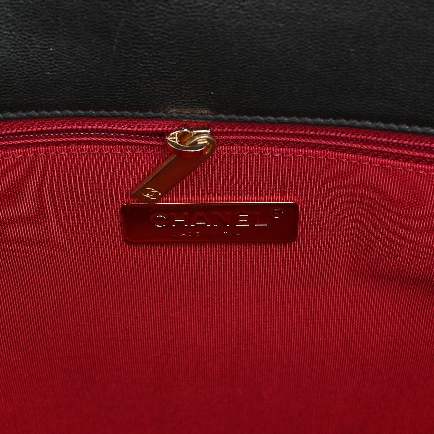 Chanel Lambskin Quilted Maxi Chanel 19 Flap Black 6 of 10