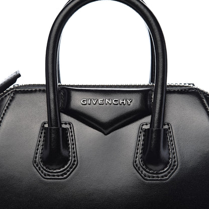 Givenchy Shiny Lord Calfskin Mini Antigona Black 10 of 10