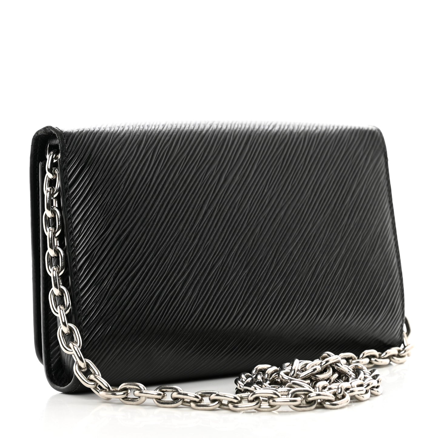 Epi Twist Chain Wallet Black