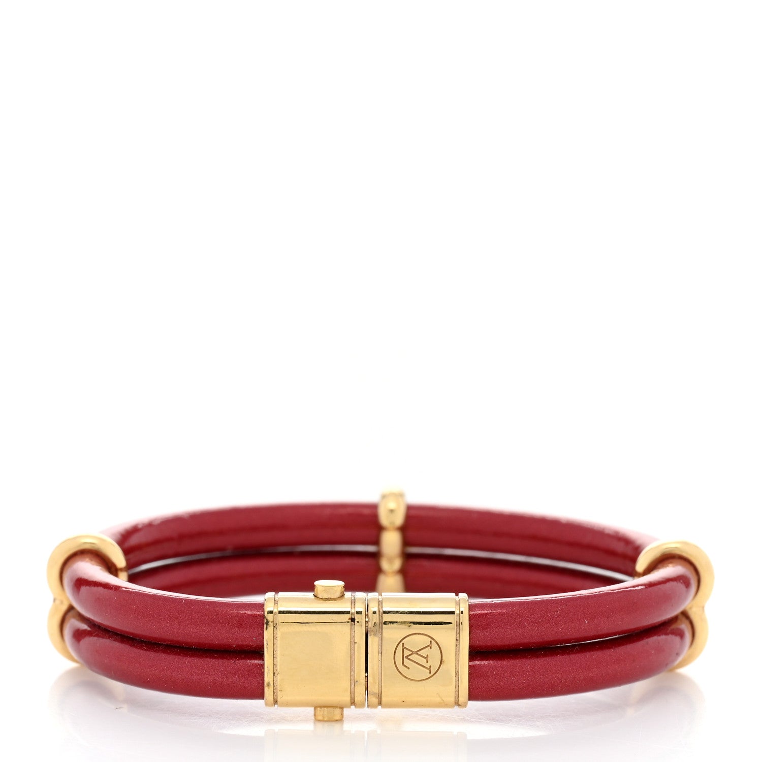 Louis Vuitton Epi Keep It Twice Bracelet 17 Pomme D'Amour 4 of 6