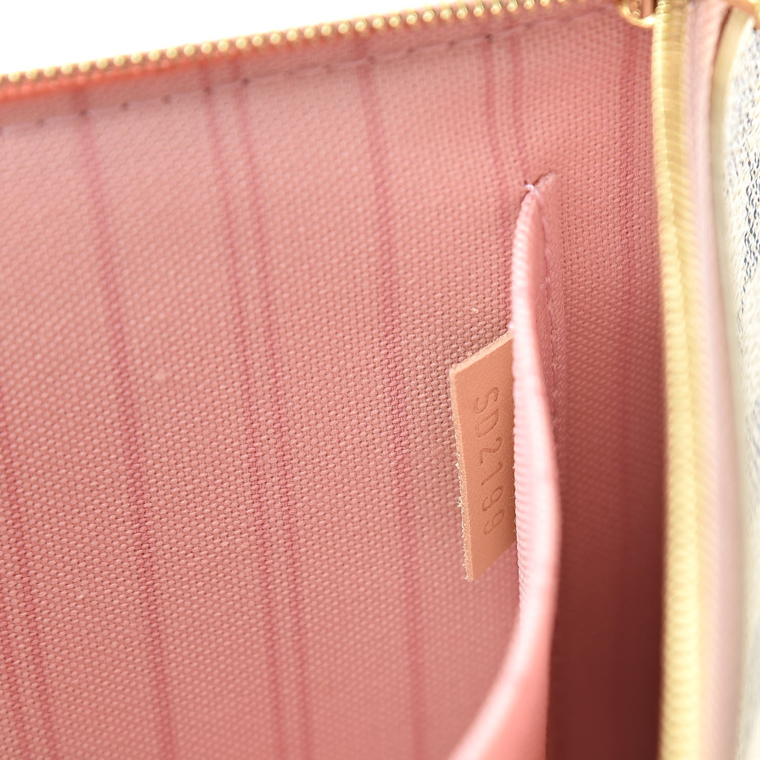 Louis Vuitton Damier Azur Neverfull MM GM Pochette Rose Ballerine 7 of 7