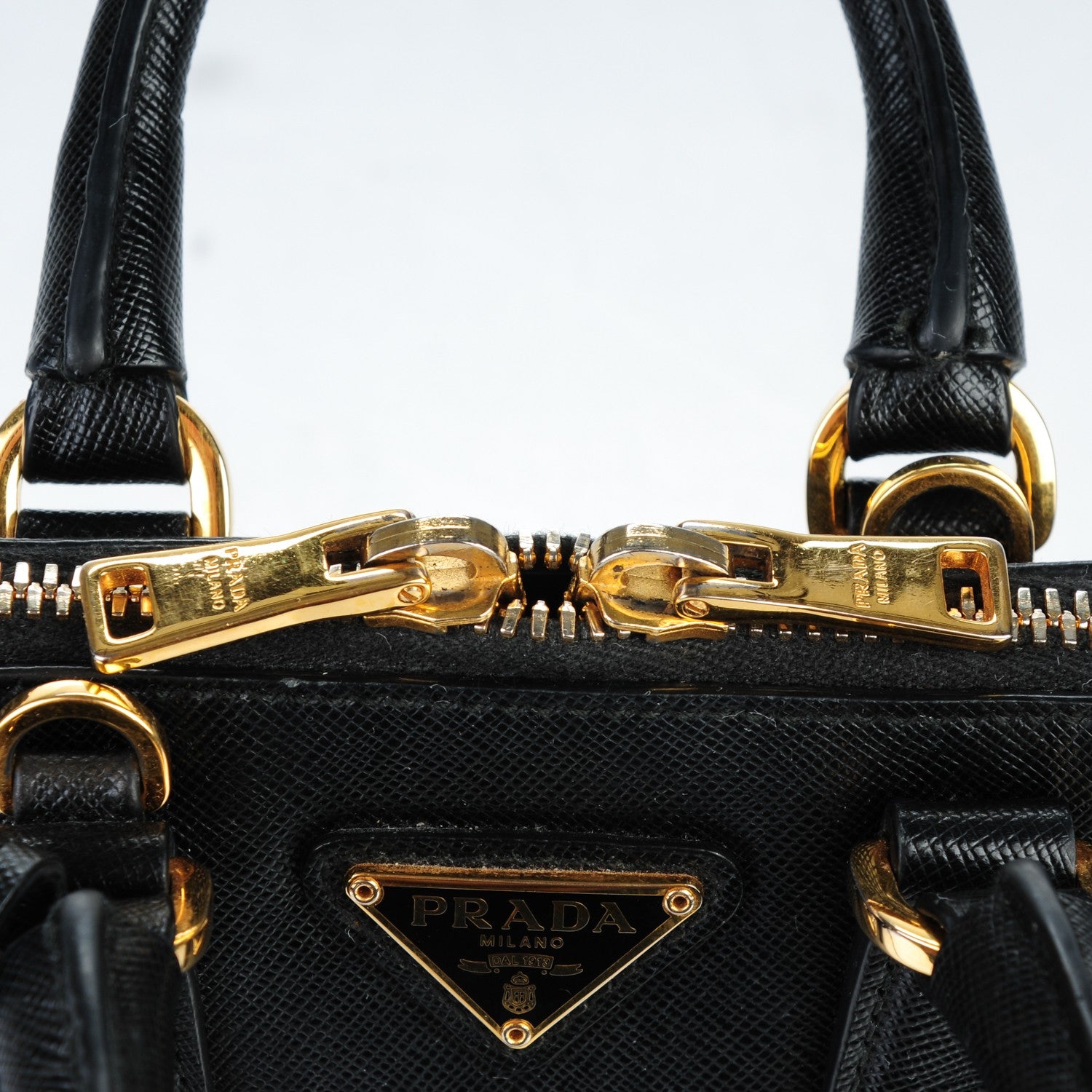 Prada Saffiano Lux Mini Promenade Tote Black 5 of 8