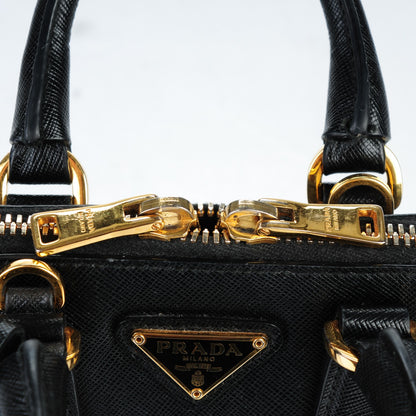Prada Saffiano Lux Mini Promenade Tote Black 5 of 8