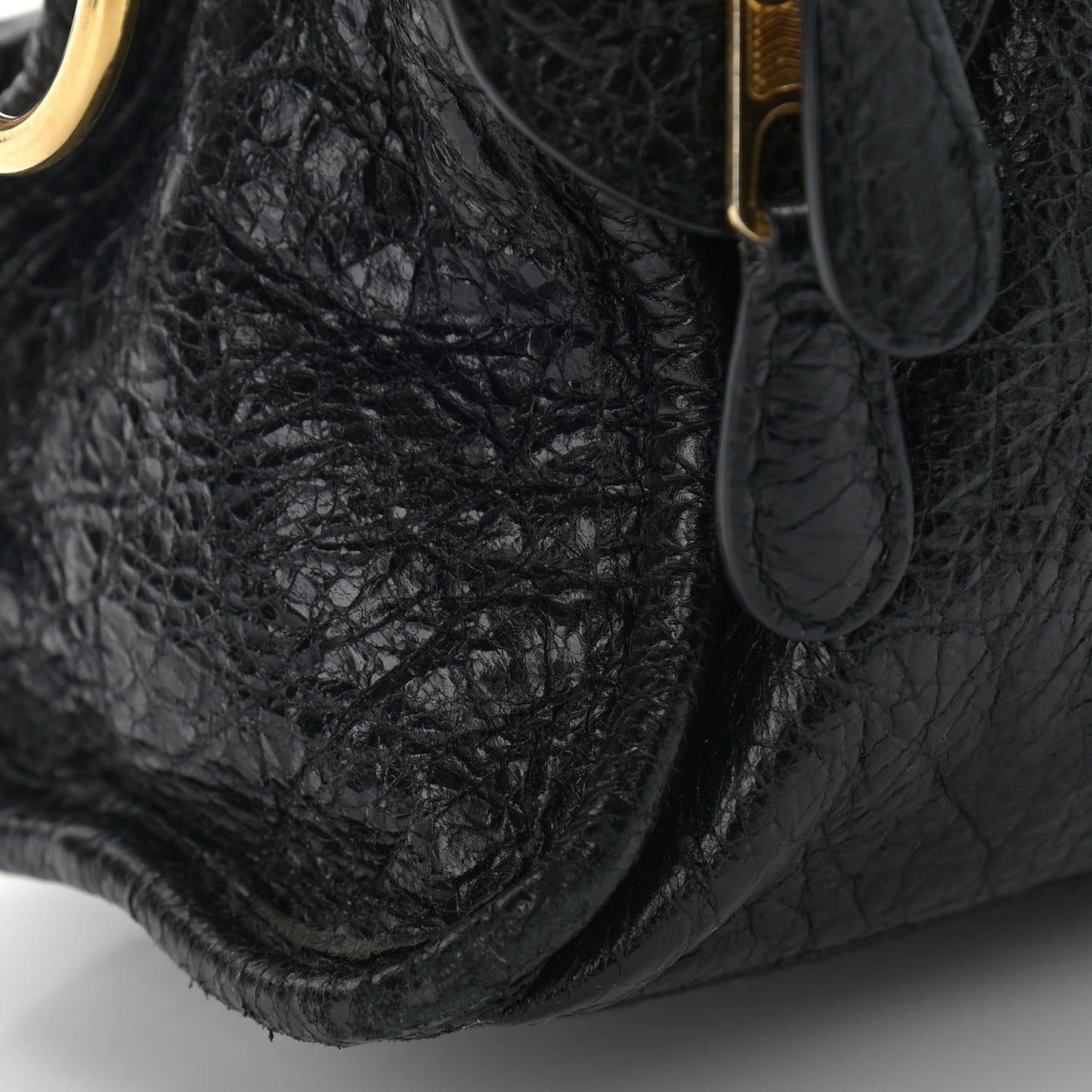 Agneau Giant 12 Gold Hardware Mini City Black
