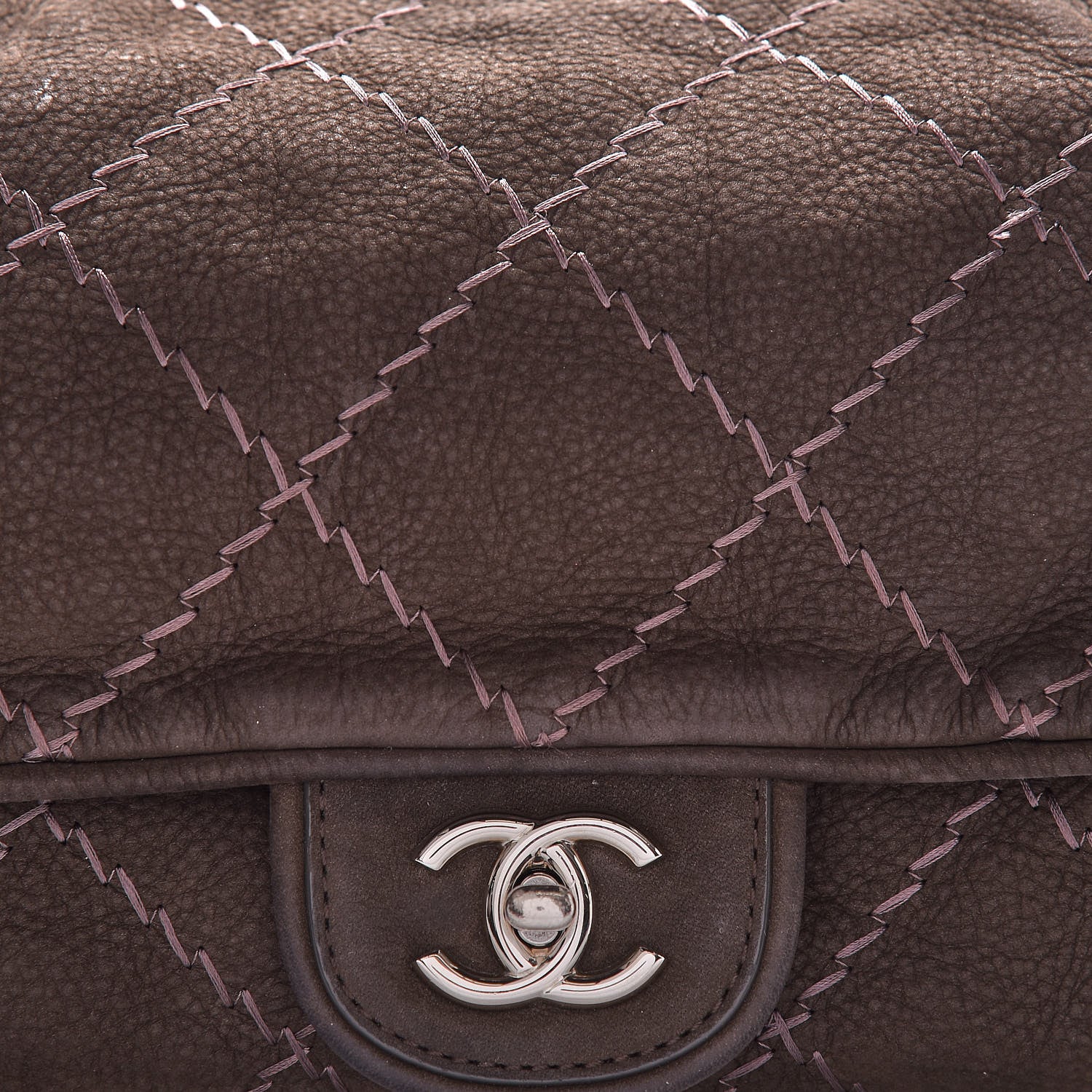 Chanel Suede Ultimate Stitch Flap Grey 8 of 12