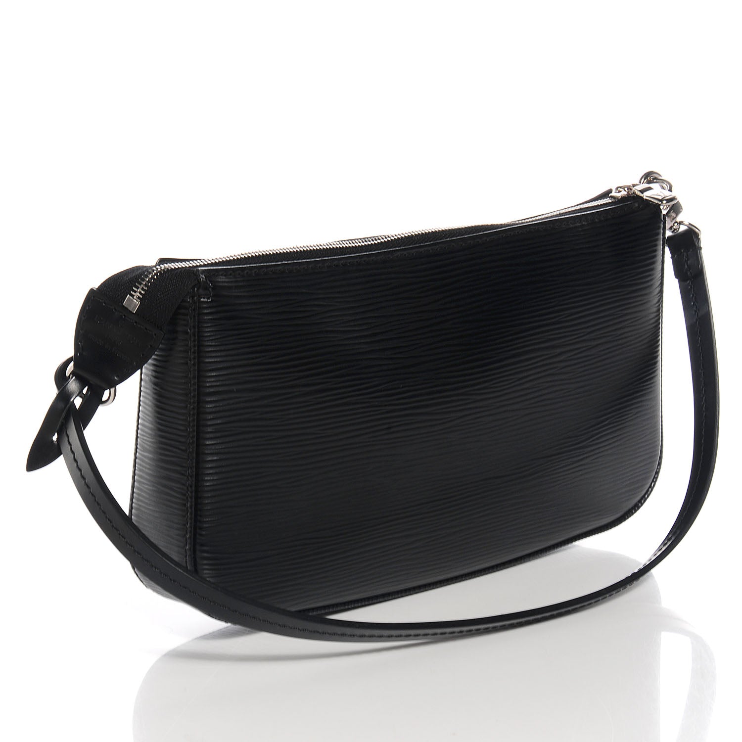 Louis Vuitton Epi Pochette Accessories NM Black 4 of 7