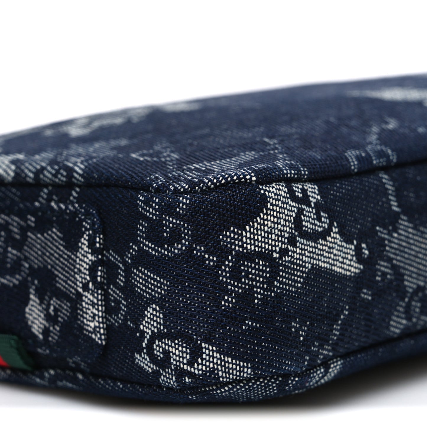 Denim GG Monogram Camouflage Small Crossbody Bag Blue