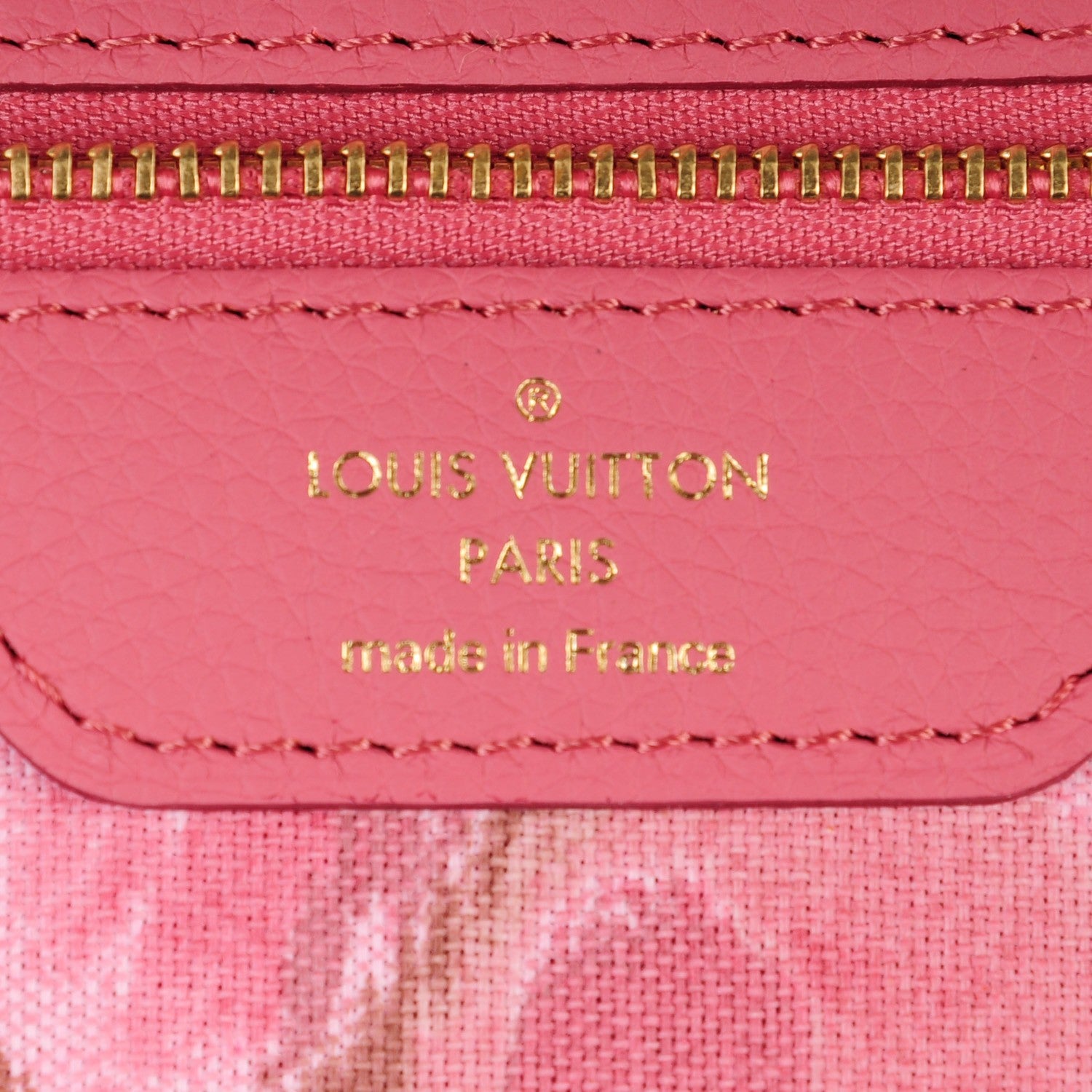 Louis Vuitton Monogram Articles de Voyage Ikat Neverfull MM Rose Velours 6 of 6